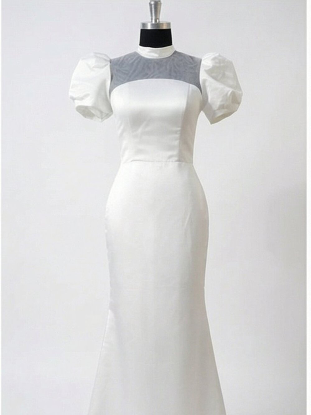 Luxury Bridal Grace Kelly Style Elegant Classy Wedding Couture Runway Dress Gown - Picture 2 of 4